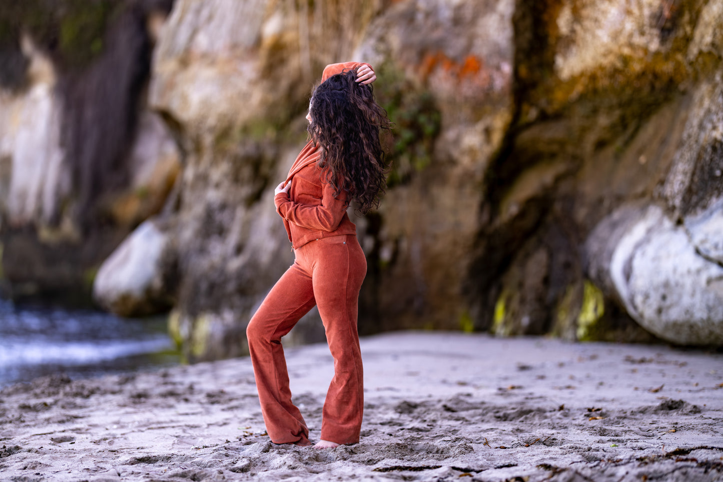 GODDESSWEAR CORDUROY HOODED JACKET 1249