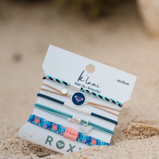 K'lani X Roxy Ocean Bloom Hair Tie Bracelet