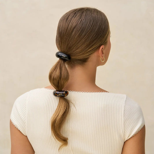 KITSCH Black & Tort Cloud Cuffs - Medium