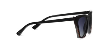 PEEPERS SUNGLASSES FIJI POLARIZED SUNGLASSES BLACK LEOPARD TORTOISE