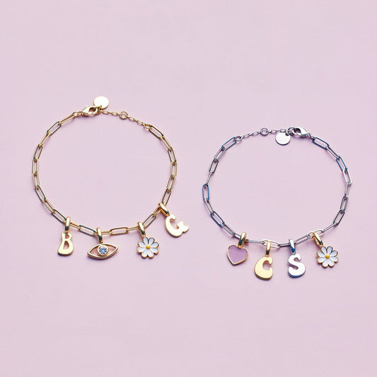 PURA VIDA HARPER PAPERCLIP CHAIN BRACELET SILVER