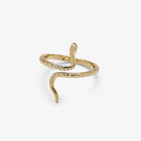 PURA VIDA SNAKE RING GOLD