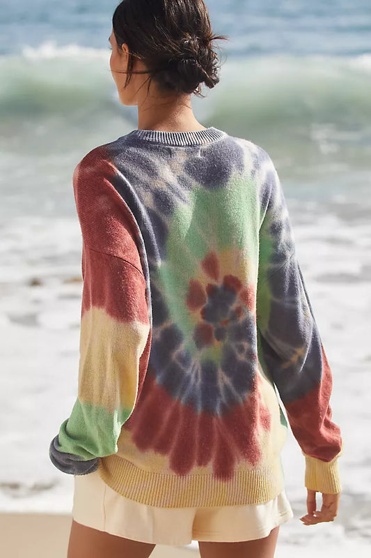 SALE SPIRITUAL GANGSTER TIE DYE MAUDE SWEATER