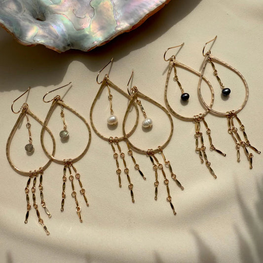 In Situ Ipanema Earrings 14k gf white pearl