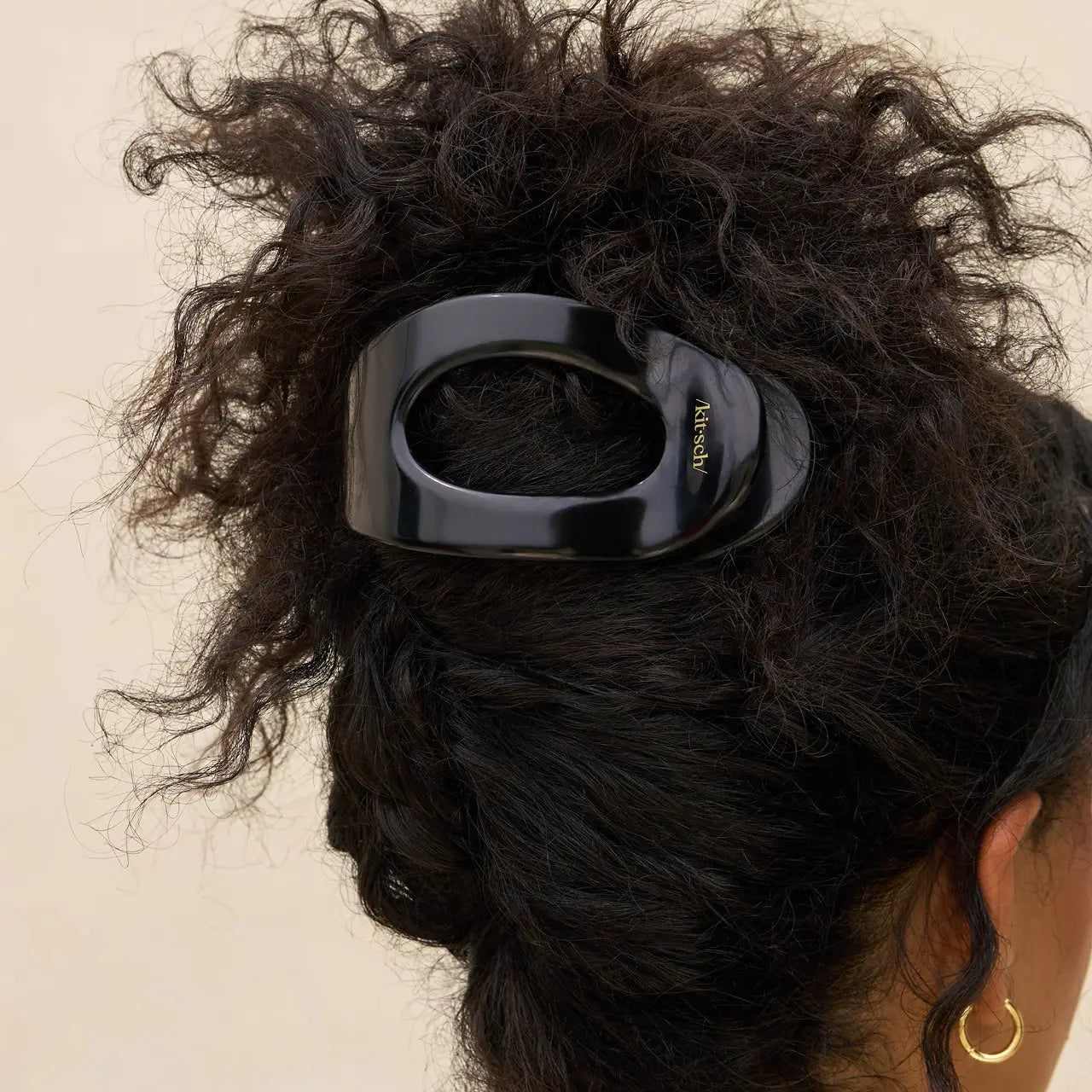 KITSCH Black Flat Cloud Clip Large