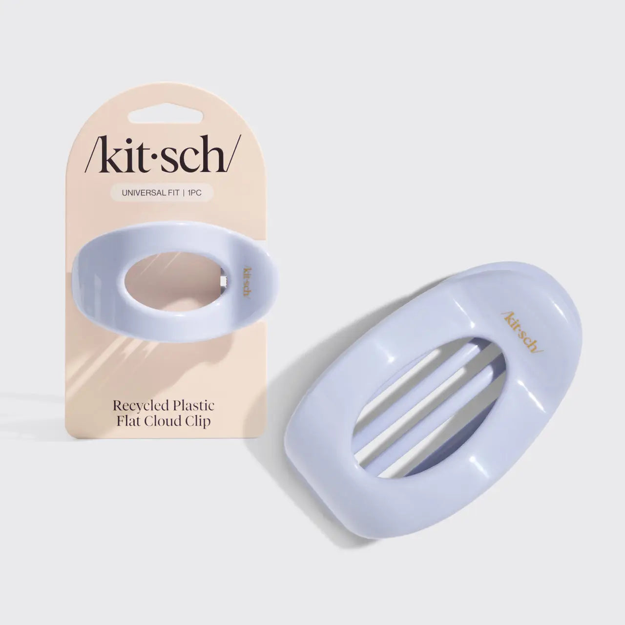 KITSCH Recycled Plastic Medium Flat Cloud Clip - Hydrangea Breeze