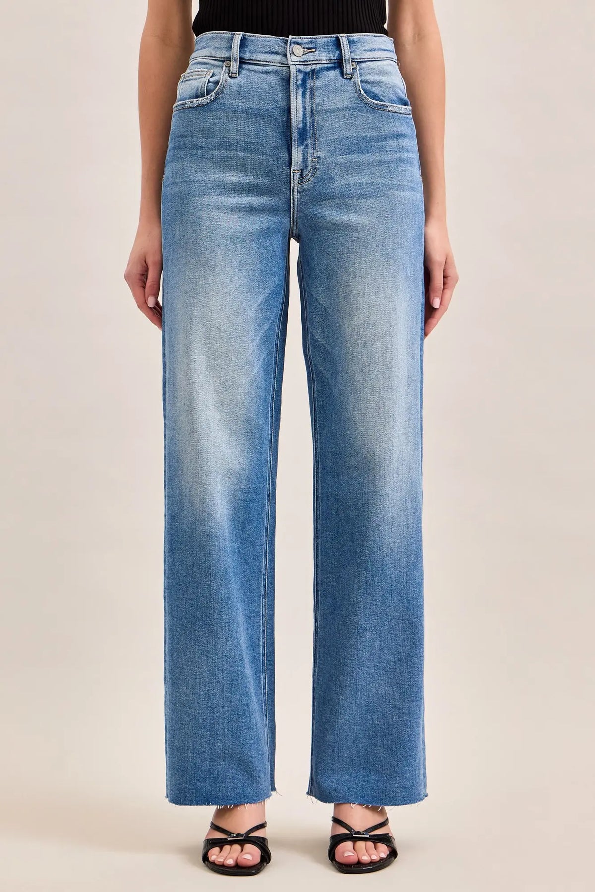 HIDDEN JEAN LOGAN STANDARD DAD JEAN WITH CLEAN CUT HEM