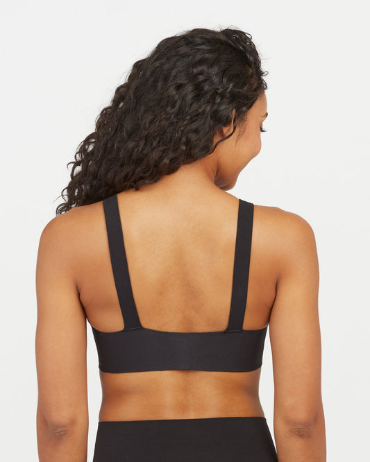 SPANX BRA-LLELUJAH UNLINED BRALETTE VERY BLACK