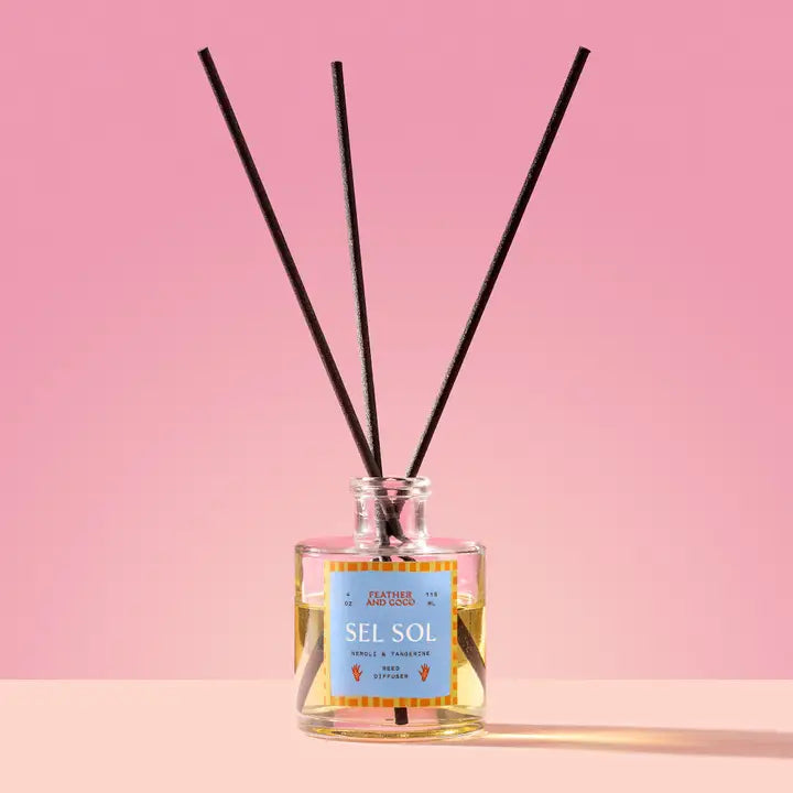 FEATHER AND COCO SEL SOL REED DIFFUSER FOR HOME
