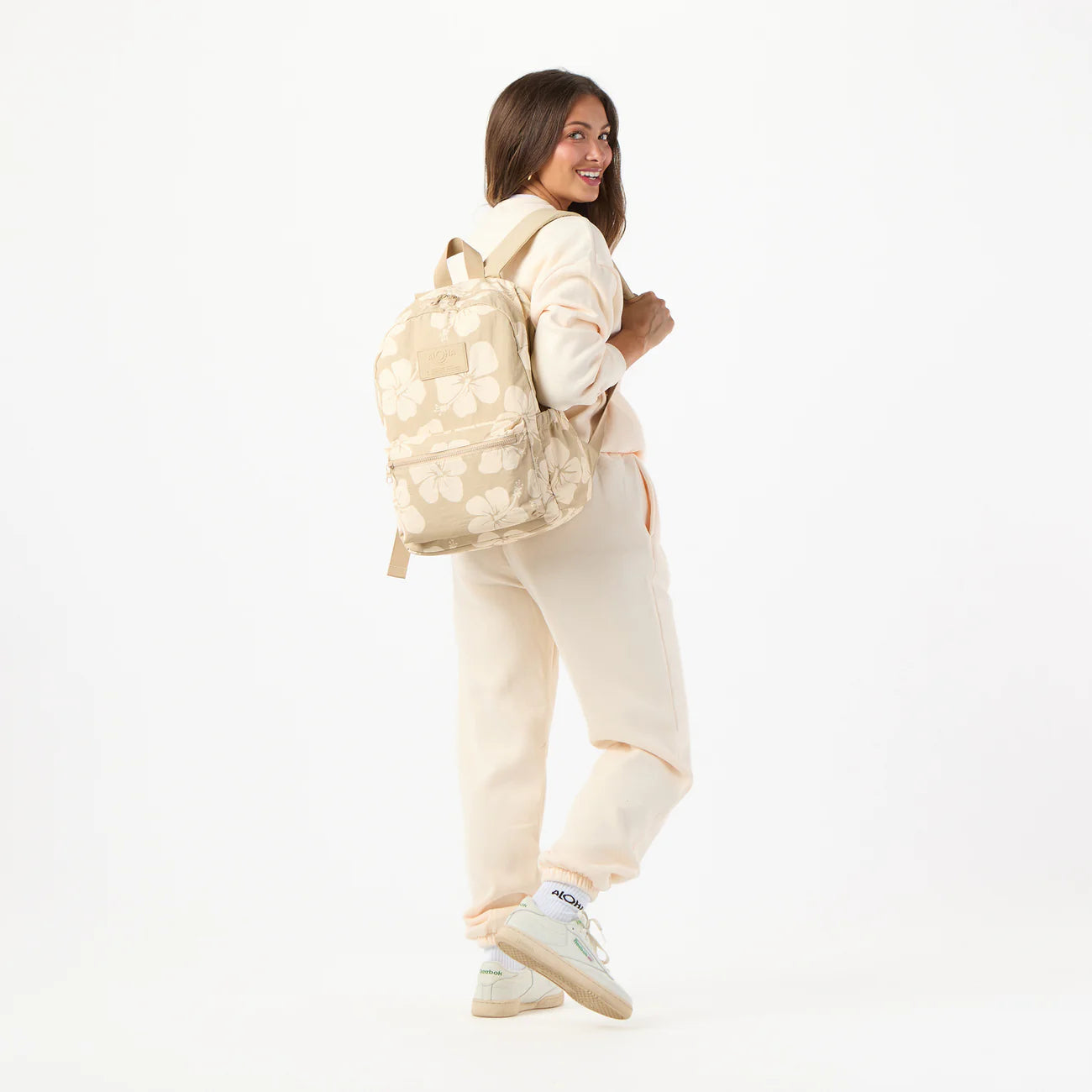 ALOHA COLLECTION Hana Hou Backpack Creme/Dune 2