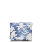 ALOHA COLLECTION Small Pouch COCO PALMS INDIGO