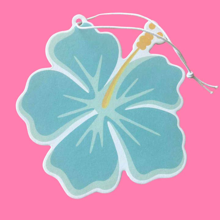 ALOHA COLLECTIVES AIR FRESHENER BLUE HIBISCUS PIKAKE