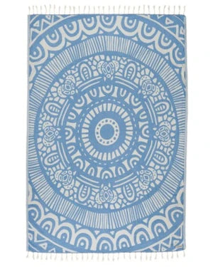 SAND CLOUD AZURE BEACH TOWEL LARGE