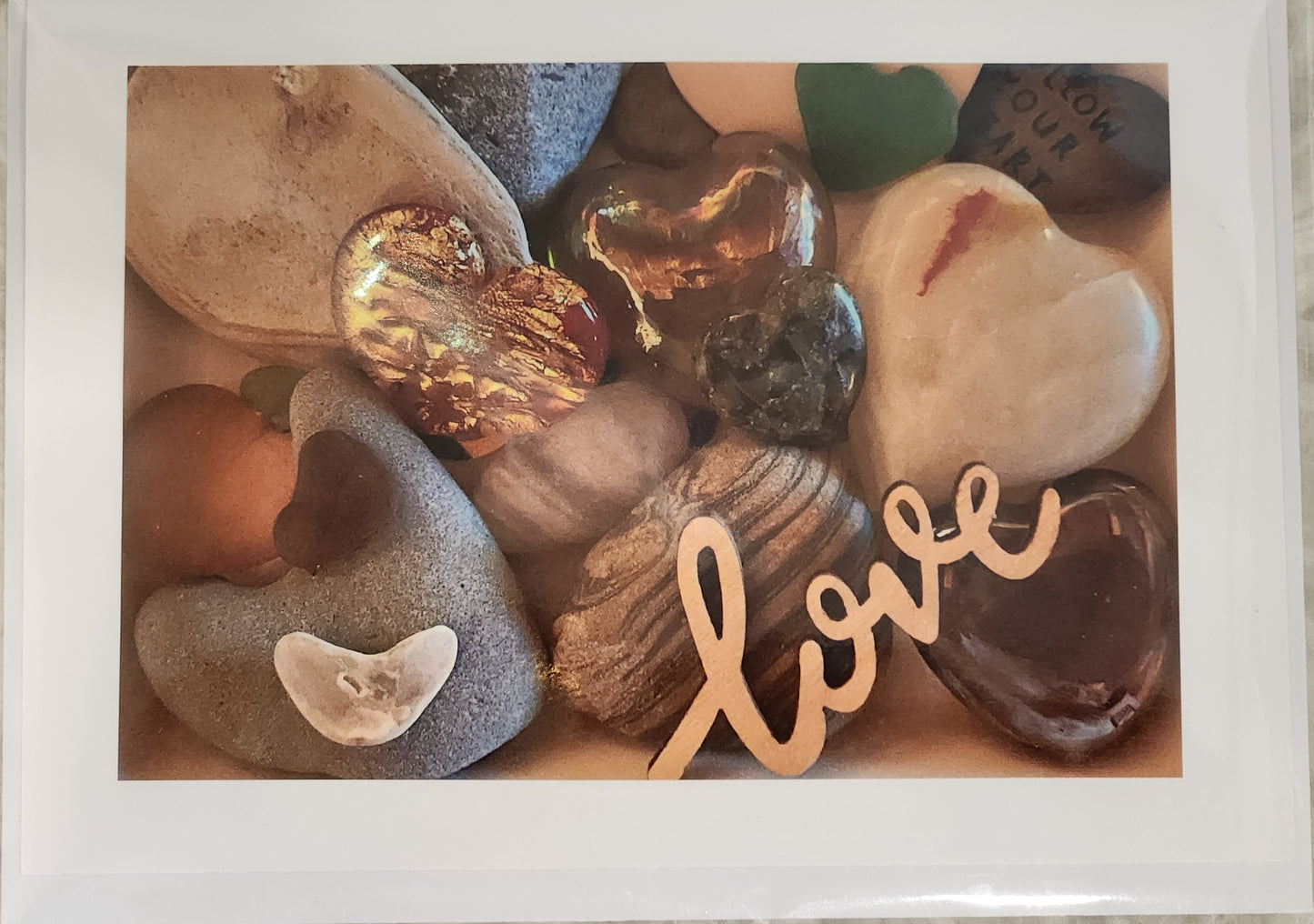 BARBSCARDS HAPPY VALENTINES DAY COLLECTION: LOVE SEAGLASS