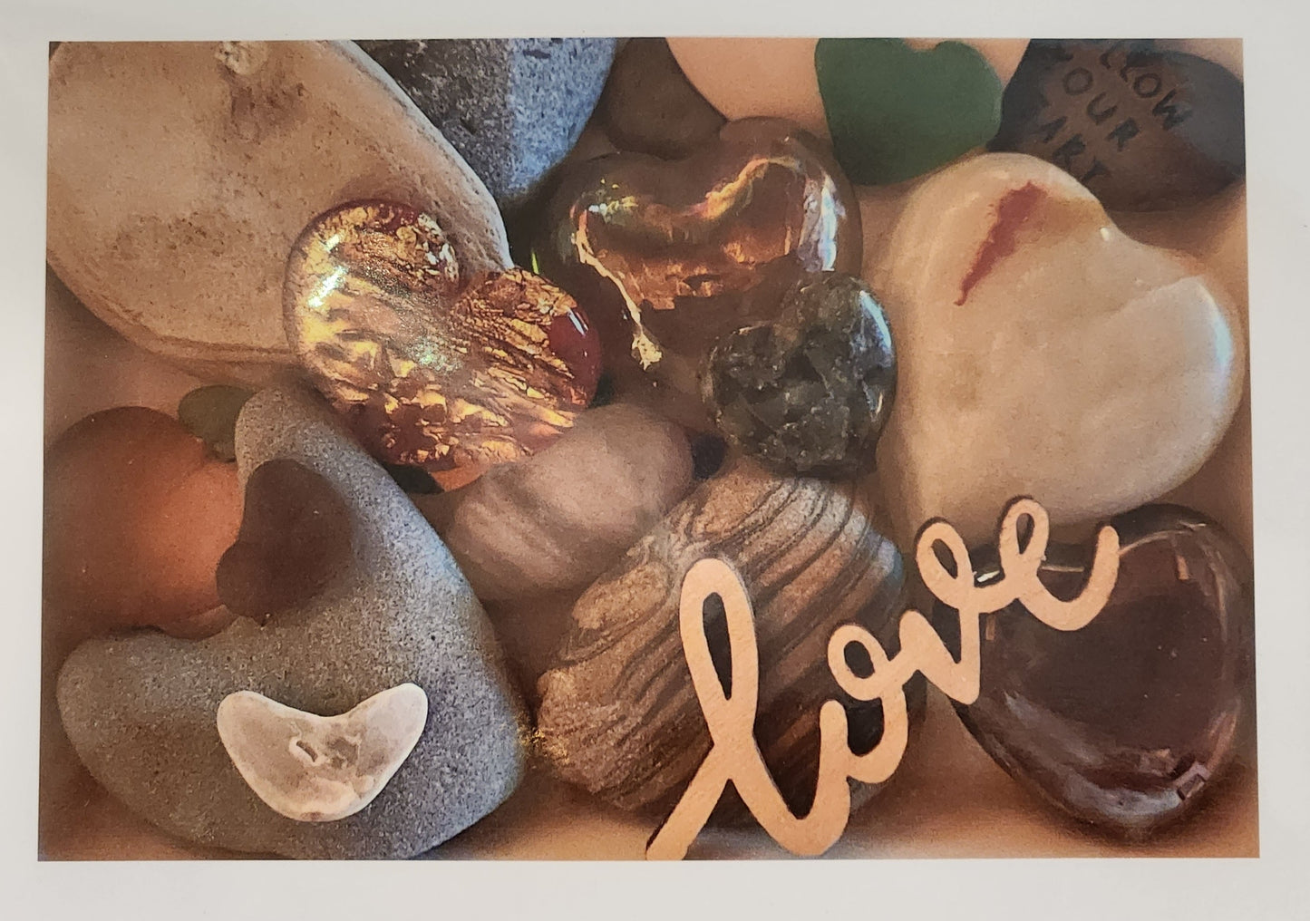 BARBSCARDS HAPPY VALENTINES DAY COLLECTION: LOVE SEAGLASS