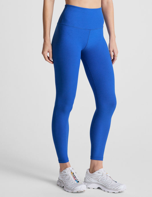 BEYOND YOGA CAUGHT IN THE MIDI HIGH WAISTED LEGGING COURT BLUE HEATHER