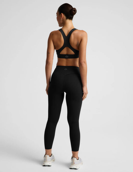 BEYOND YOGA GLOZONE HIGH WAISTED MIDI LEGGING PITCH BLACKBLACK