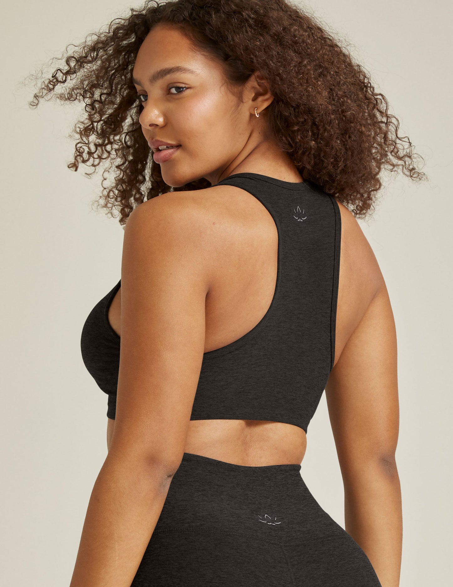 BEYOND YOGA LIFT YOUR SPIRITS BRA DARKEST NIGHT