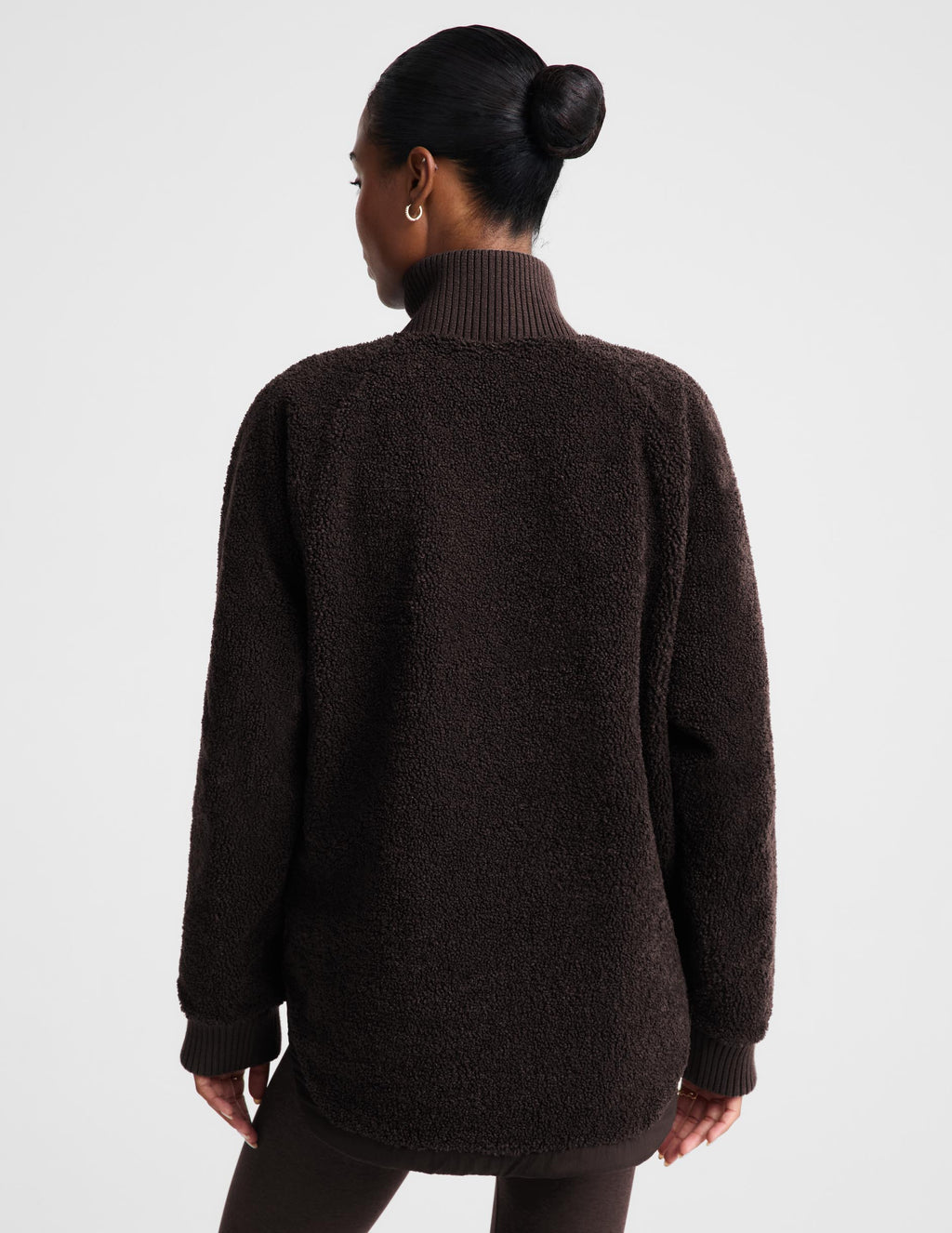 BEYOND YOGA ROAM QUILTED REVERSIBLE JACKET DARK CHOCOLATE