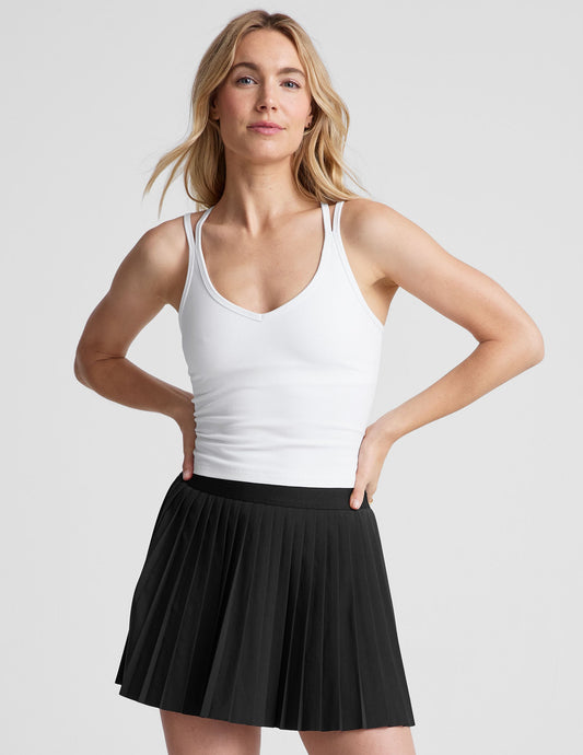 BEYOND YOGA SPACEDYE GET ACROSS TANK CLOUD WHITE