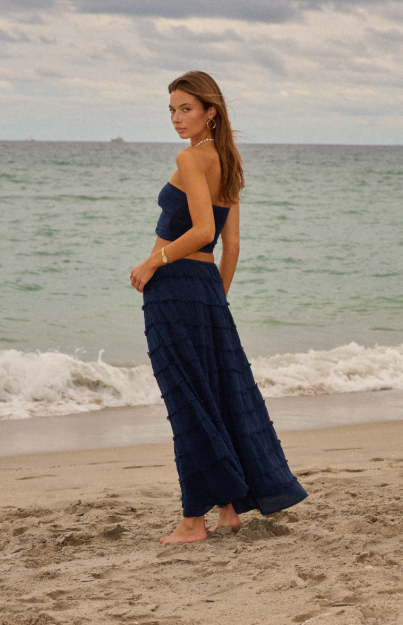BLANCO BY NATURE BRIELLE SKIRT MIDNIGHT 1