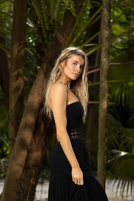 BLANCO BY NATURE ZURI DRESS BLACK