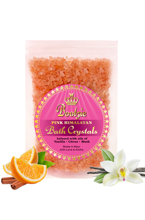 BOOTZIE BATH CRYSTALS INFUSED WITH VANILLA-CITRUS-MUSK