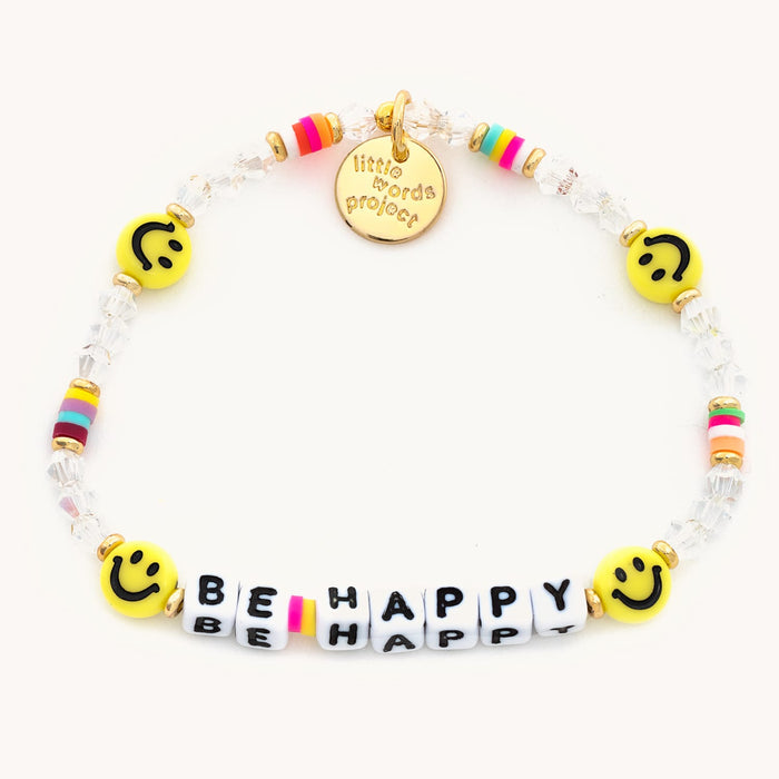 Little Words Project Sunshine Beaded Stretch Bracelet