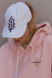 FREE PEOPLE BIG BUTI BASEBALL CAP WHITE/BLACK 1