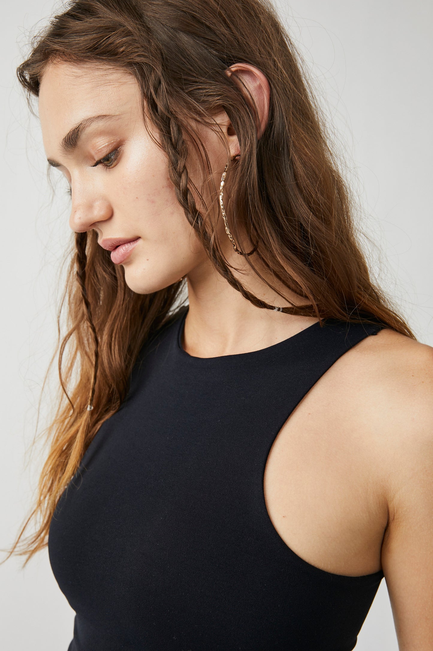FREE PEOPLE CLEAN LINES CAMI BLACK