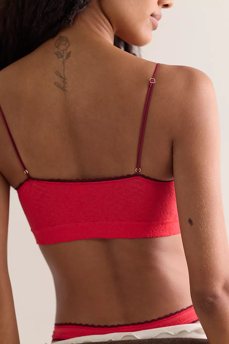 FREE PEOPLE INTIMATELY SWEET POINT LONGLINE BRALETTE SOUR SWEET COMBO