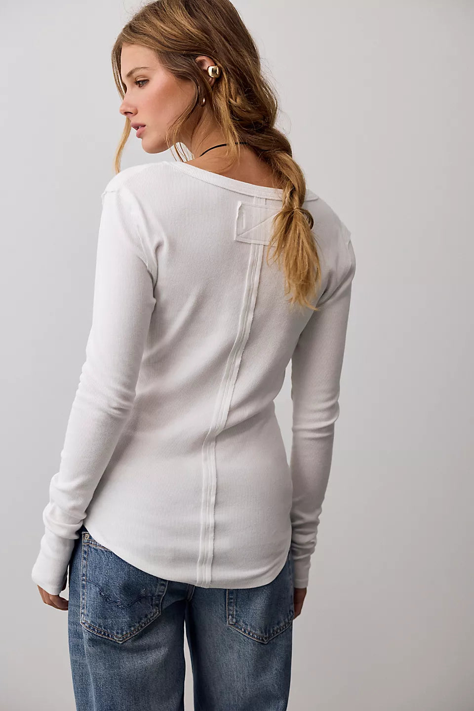 FREE PEOPLE JAMIE HENLEY PITCH IVORY