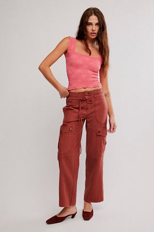 FREE PEOPLE LOVE LETTER CAMI TART BERRY