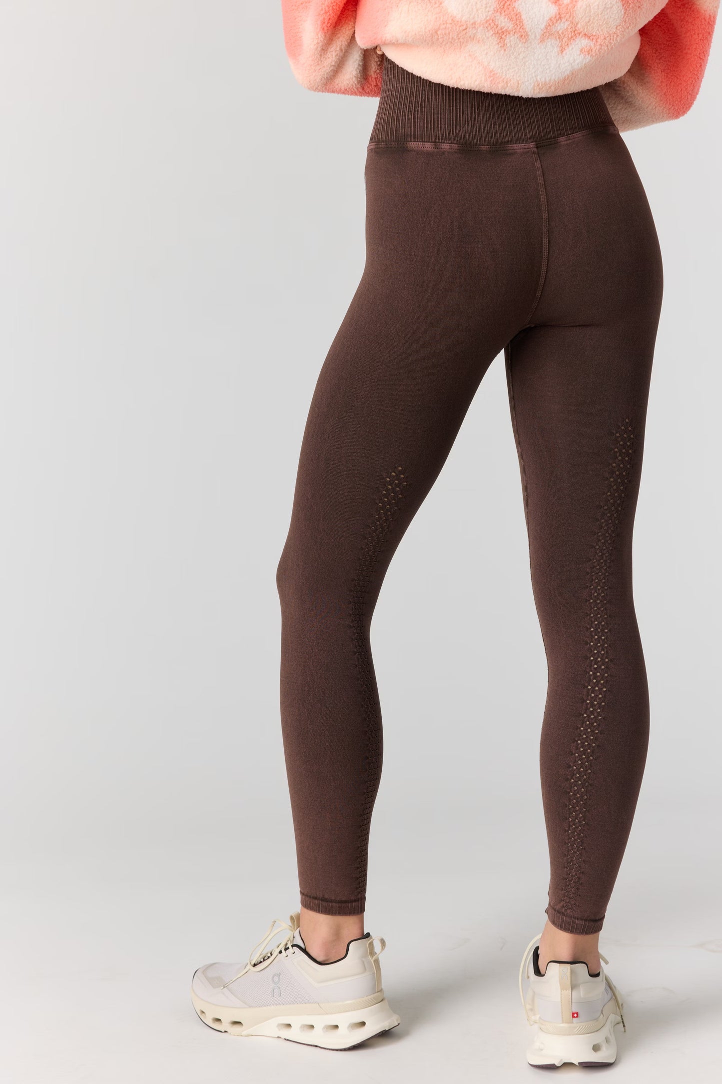 FREE PEOPLE MOVEMENT GOOD KARMA LEGGING WASHED CHOCOLATE