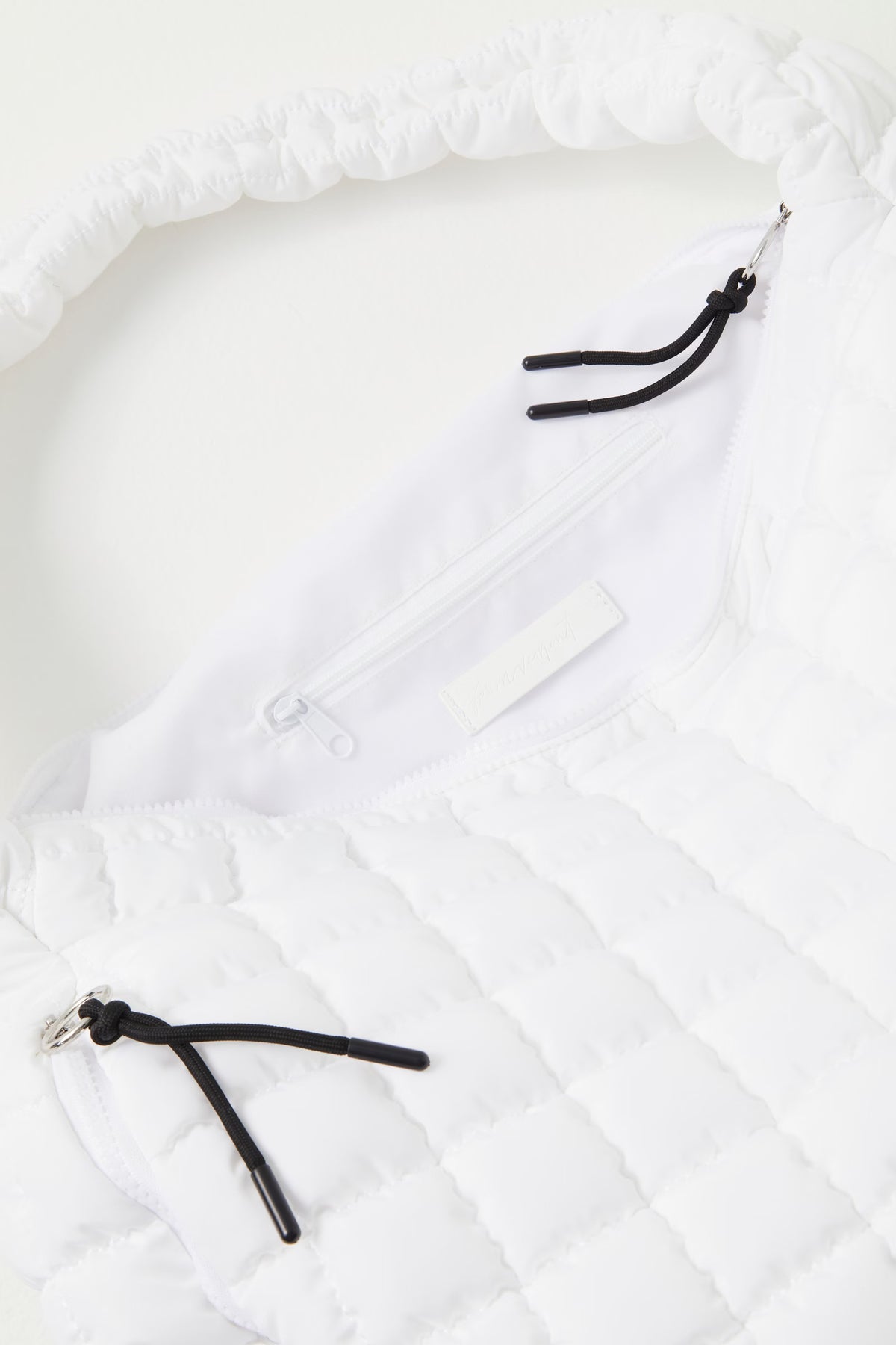FREE PEOPLE MOVEMENT QUILTED CARRY ALL OPTIC WHITE