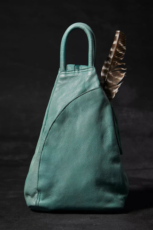 FREE PEOPLE WE THE FREE SOHO CONVERTIBLE TOTE BAG PINE