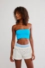 FREE PEOPLE AMELIA BANDEAU TOP HAWAIIAN OCEAN
