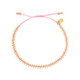 Goldie Woven Seed Bead Bracelet Pink