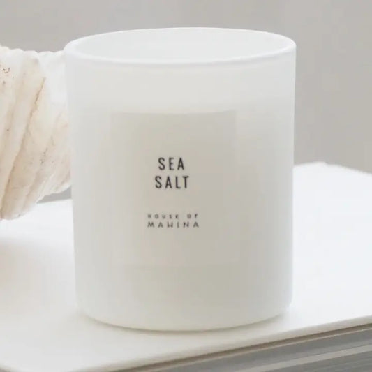 HOUSE OF MAHINA (MAKANA) SEA SALT CANDLE 4 OUNCE