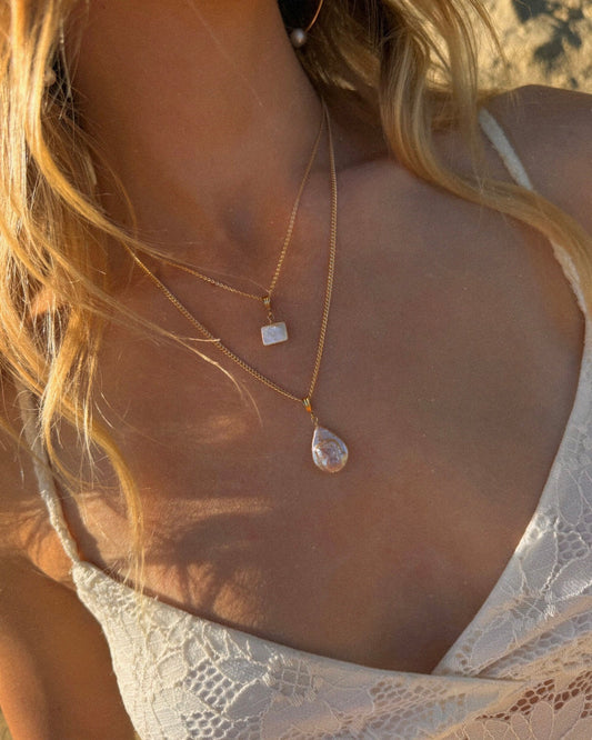 In Situ Minke Pearl Necklace 14K gf