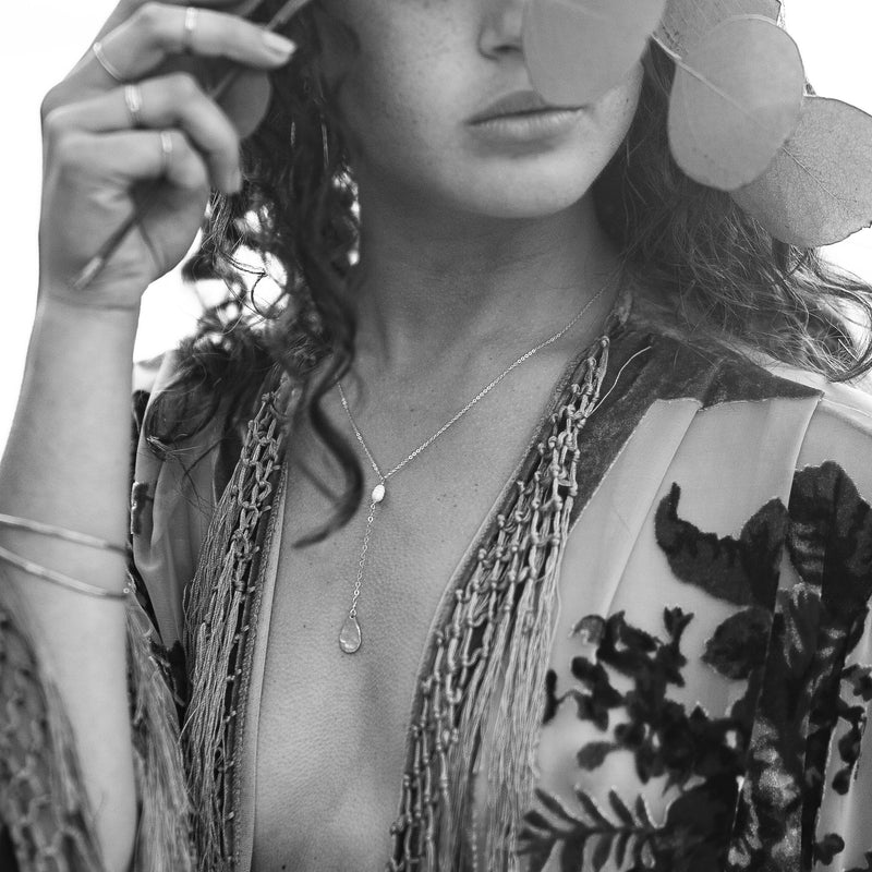 In Situ Zimina Lariat Necklace 14K gf