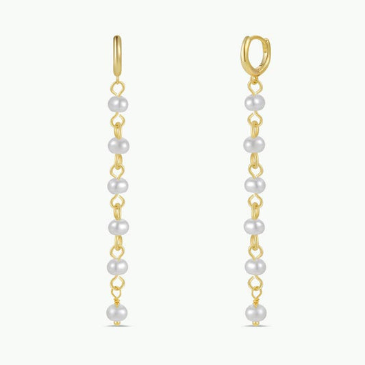 JAXKELLY Multi Pearl Drop Earrings