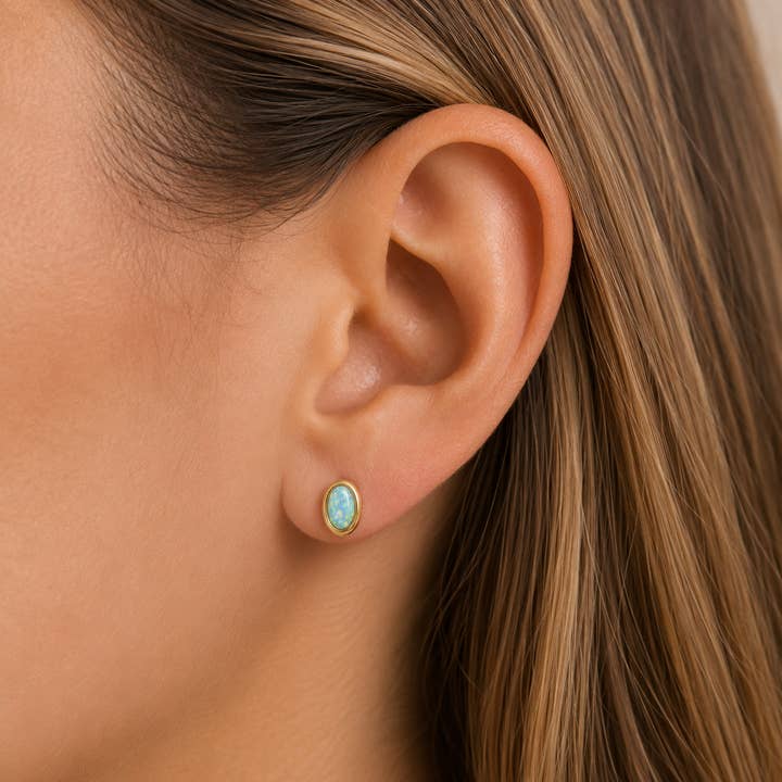 JAXKELLY Oval Bezel-Fire Opal