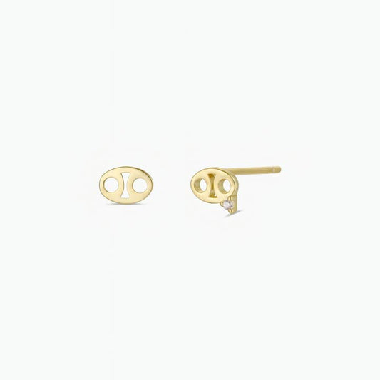 JAXKELLY Zodiac Gold Earrings Cancer