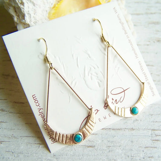 JO BIRD Crescent Hoop Earrings