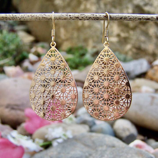 JO BIRD Honey Drop Earrings Small Gold