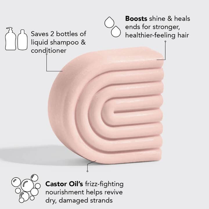 KITSCH Nourishing Castor Oil Solid Conditioner Bar