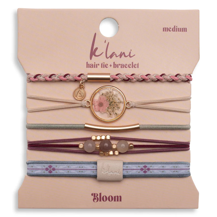 K'LANI HAIR TIE BRACELETS BLOOM
