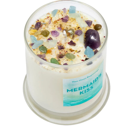 NEW MOON BEGINNINGS CANDLE MERMAIDS KISS 7.5 OZ