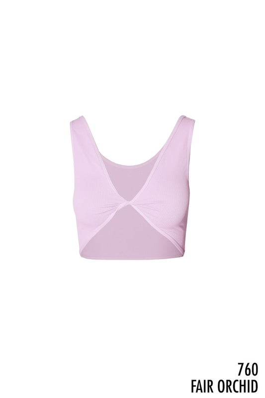 NIKIBIKI Reversible Twist Bra Top FAIR ORCHID